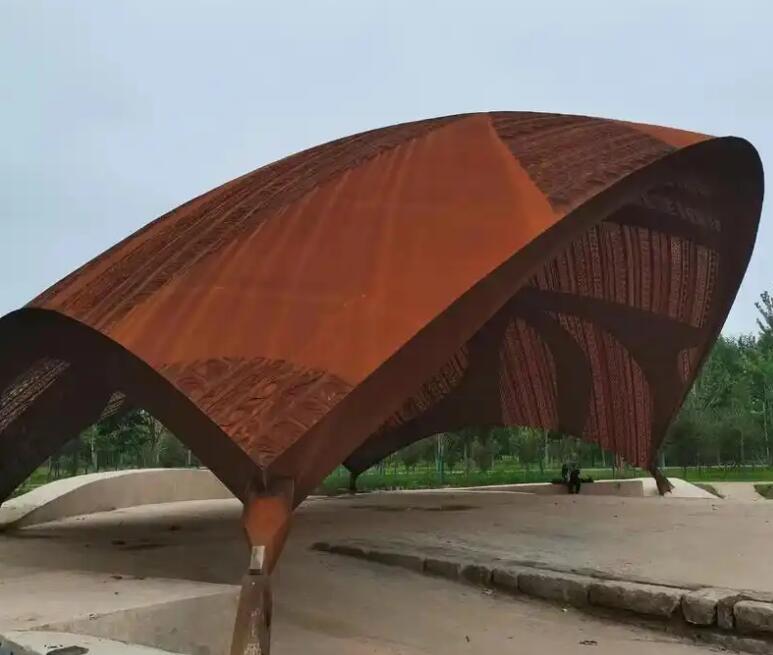 嘉峪关耐候钢幕墙案例